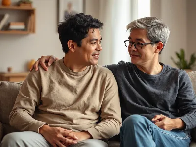 Parent and teen sharing a moment, symbolizing strong connection and guidance